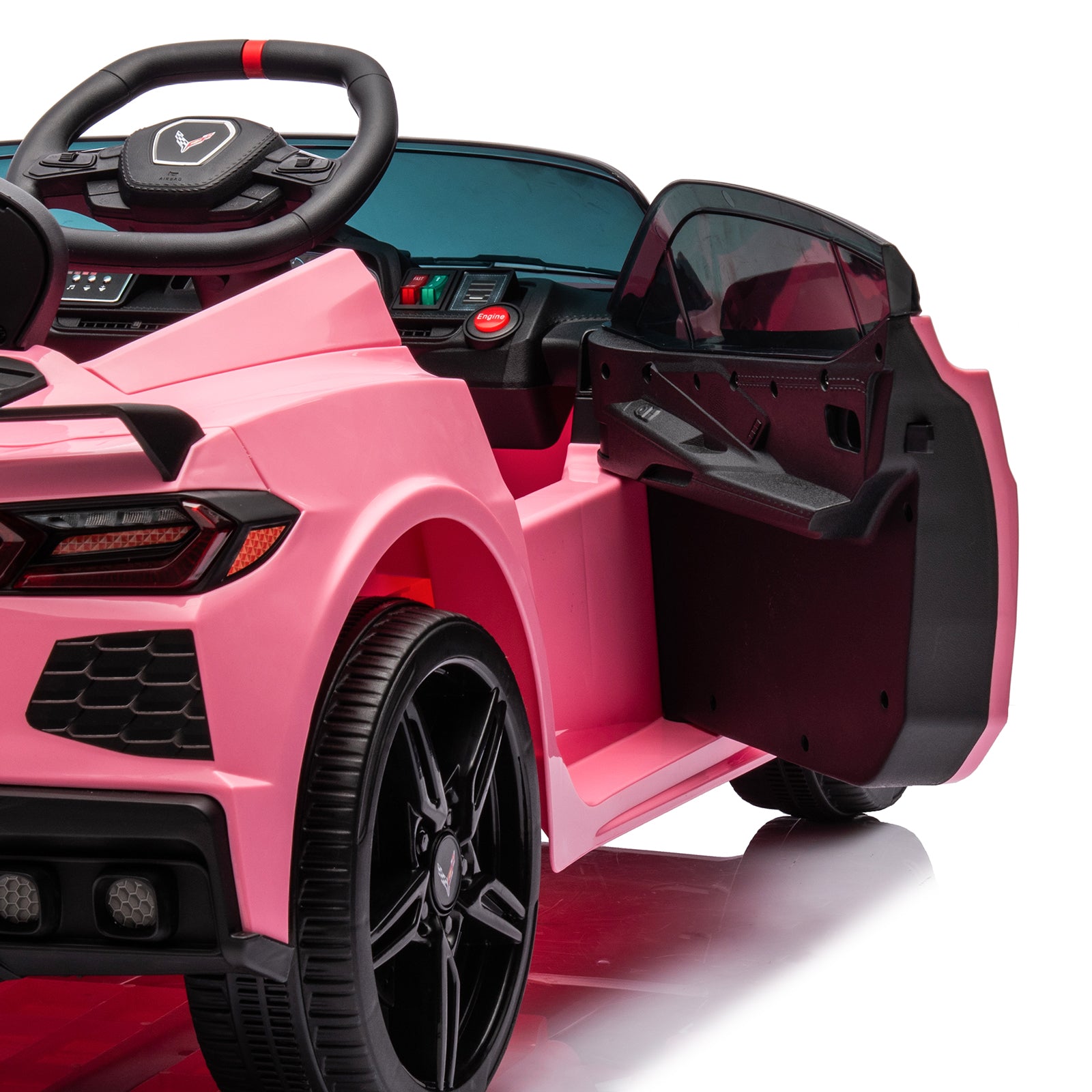 JOYMOR 12V Kids Electric Cars 3 Speed Ride on Car w/Remote Control