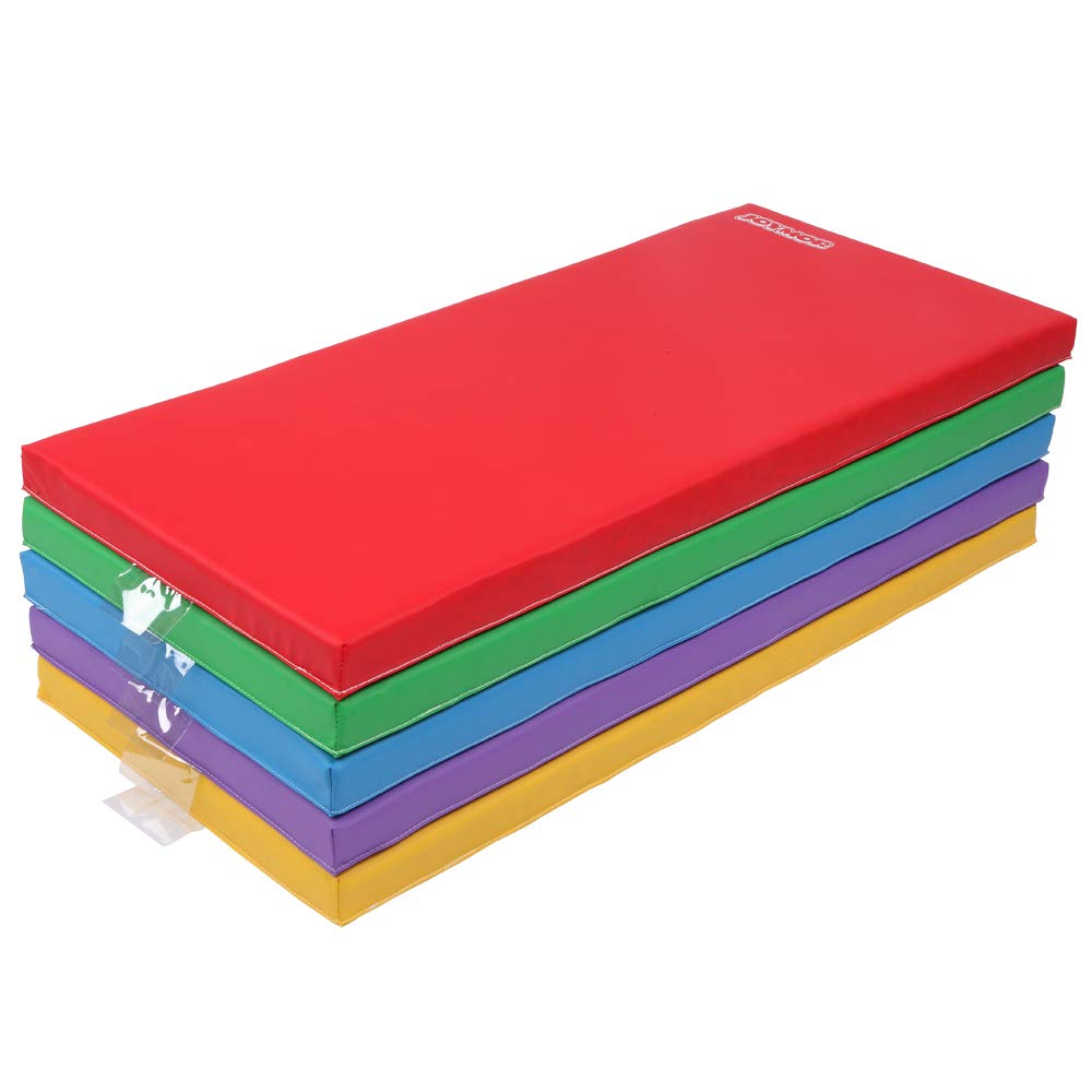 JOYMOR 2" Thick Rest Mat with Name Tag Holder Portable Nap Mat