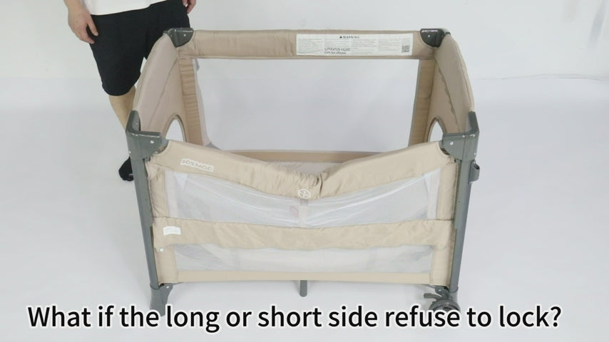 JOYMOR 7 in 1 Bassinet Bedside Crib All in One Nursery Center Baby Sleeper with Changing Table