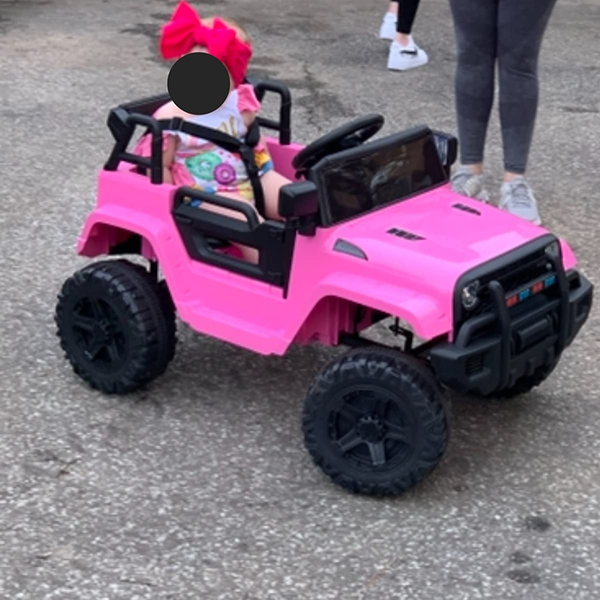 JOYMOR 12V Kids Electric Ride on Truck 2 Speed w/Parent Remote