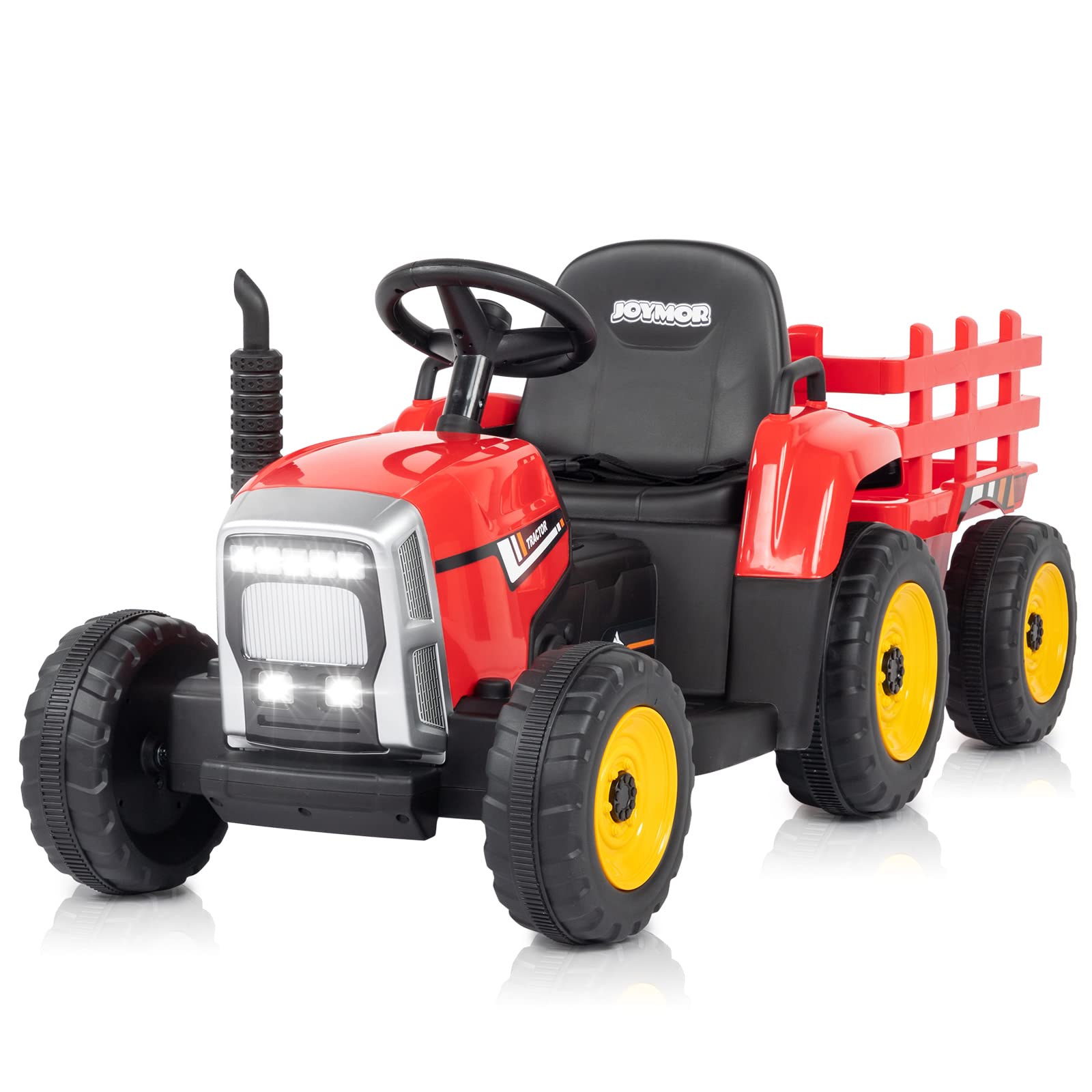 JOYMOR 12V Kids Electric Ride on Tractor 2 Speed w/Parent Remote