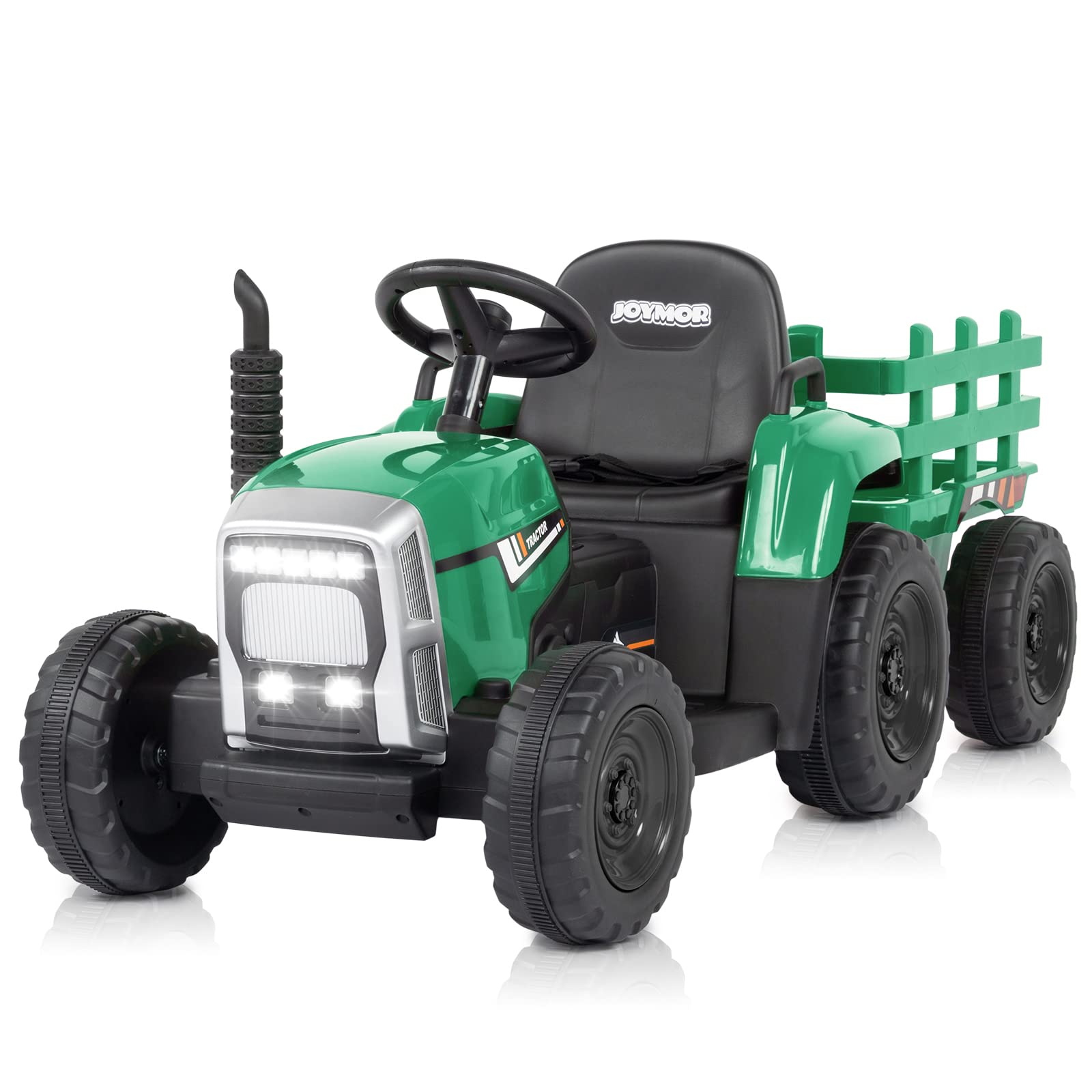 JOYMOR 12V Kids Electric Ride on Tractor 2 Speed w/Parent Remote