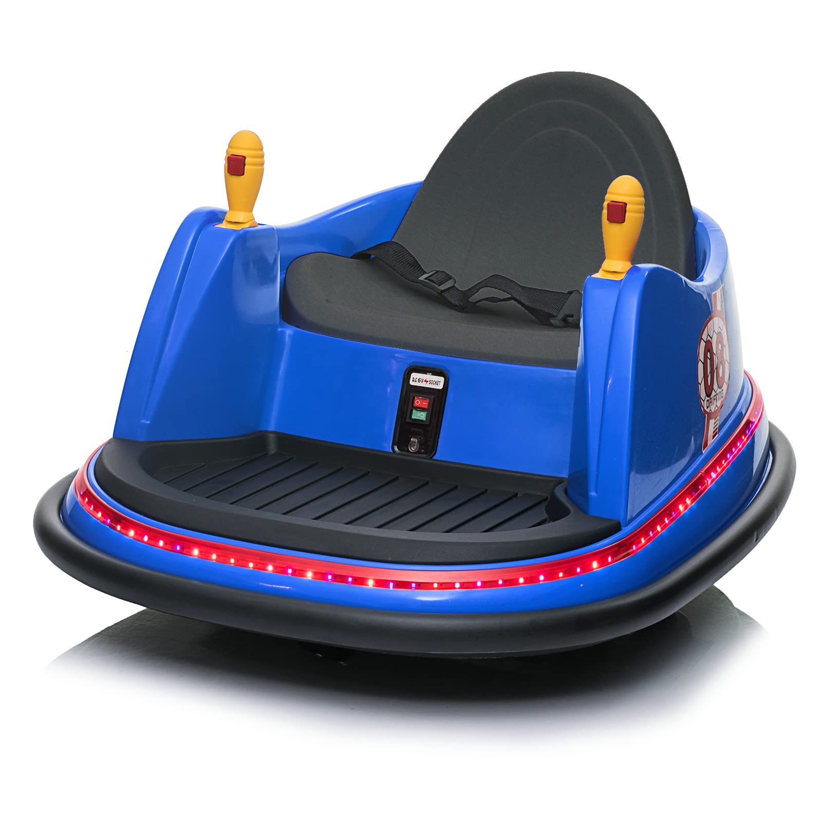 JOYMOR 6V Kids Electric Ride On Bumper Car w/Remote Control