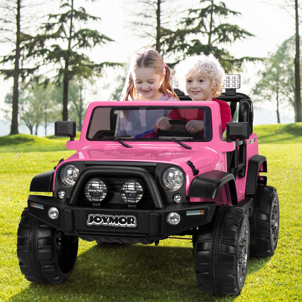 JOYMOR 12V Kids Electric 2-Seater Ride on Truck 3 Speed w/Remote Control