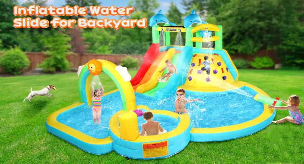 Summer Fun-Joymor Water Slide Bouncers
